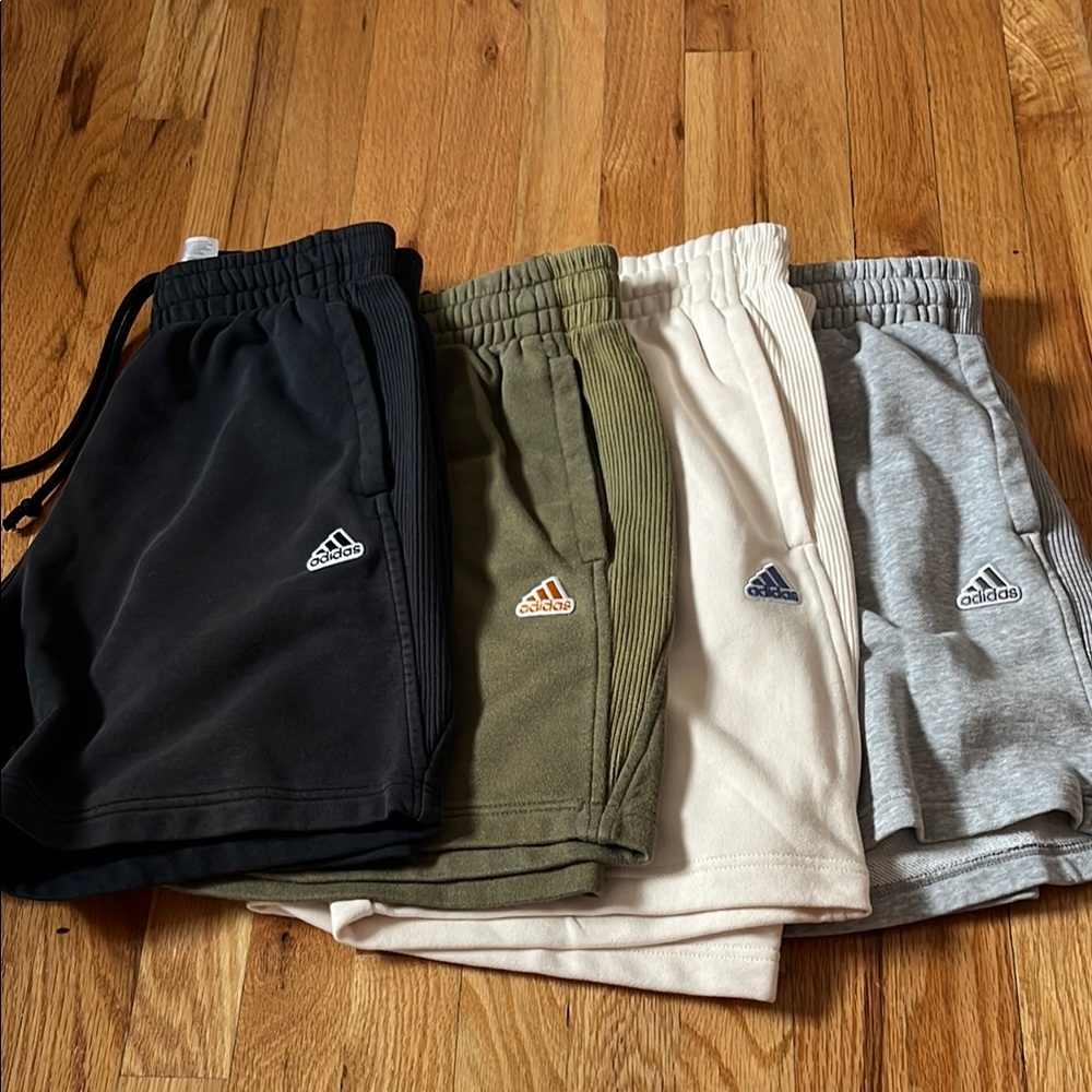 Adidas Mens Shorts - Black, Olive, Cream, Gray